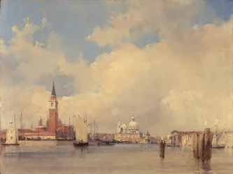 Ansicht von Venedig, mit San Giorgio Maggiore, 1826